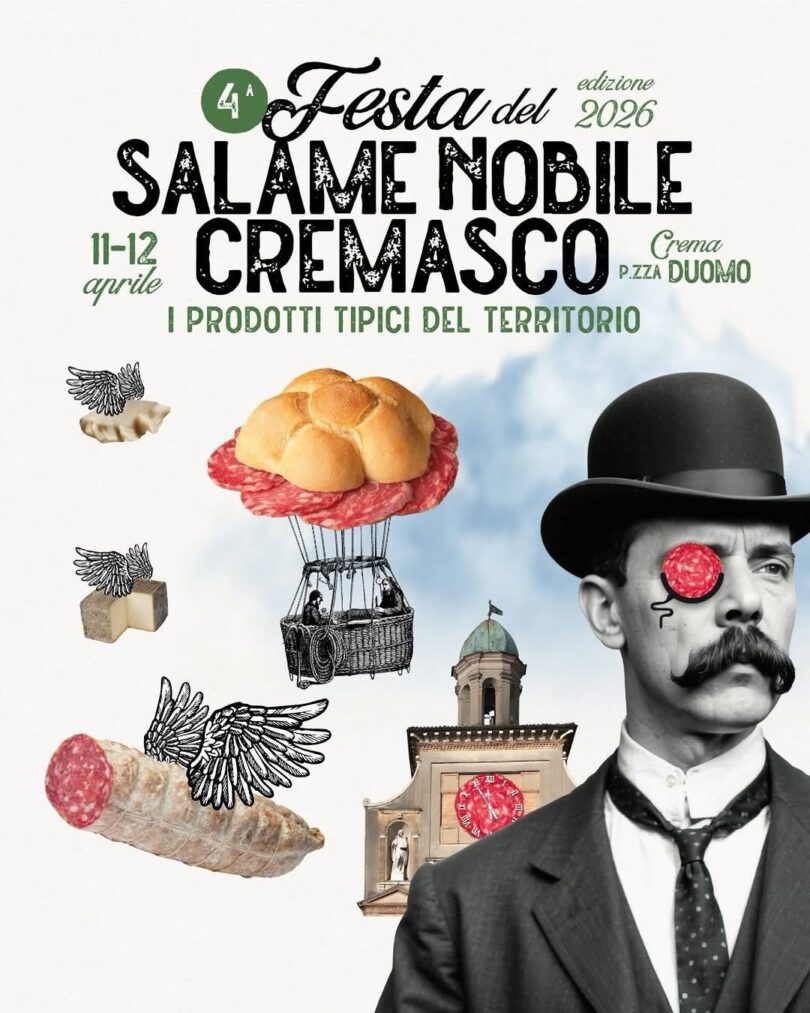 Festa del Salame Nobile Cremasco 2026 in Piazza Duomo a Crema, 11 e 12 aprile