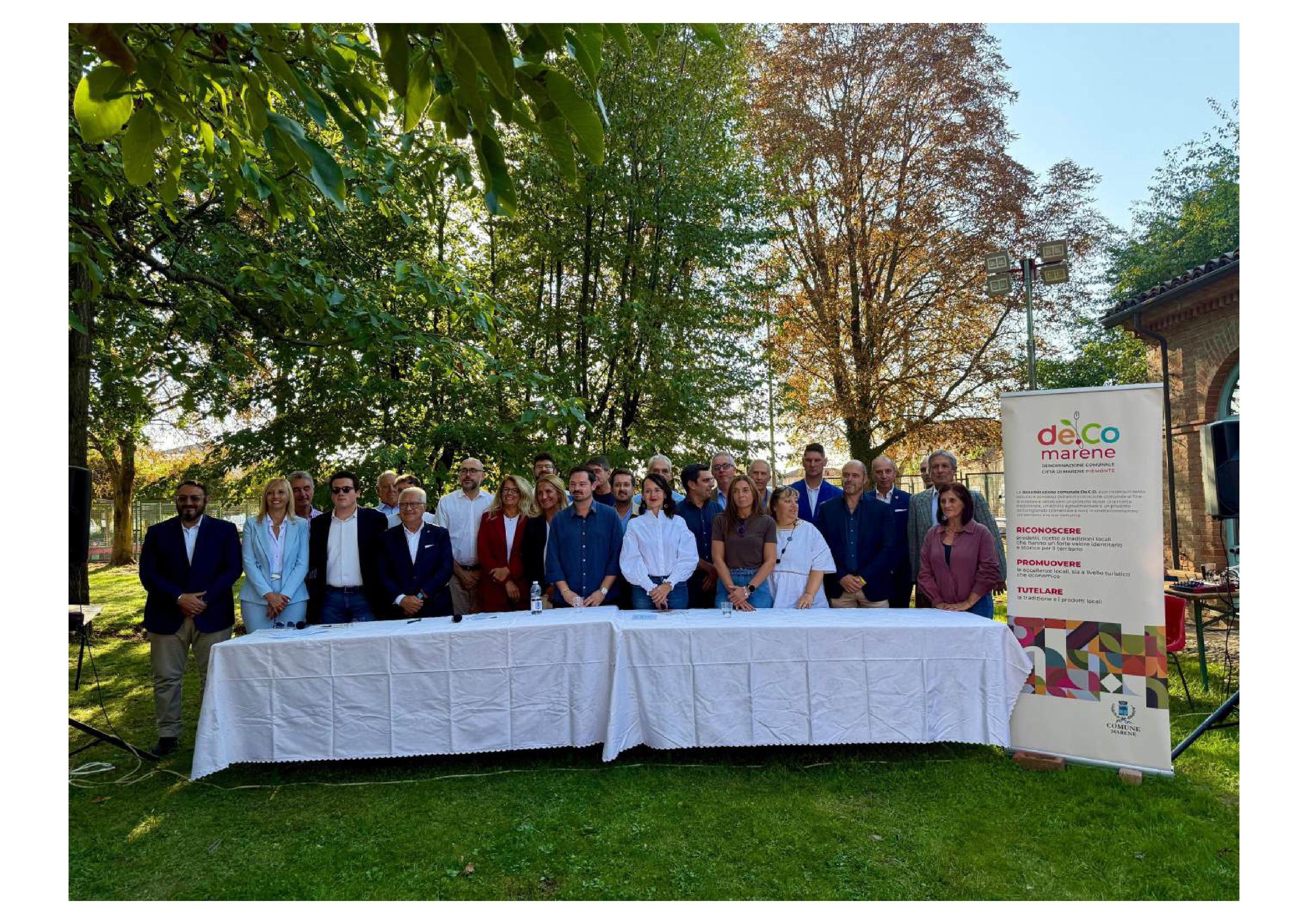 Foto con tutti i protagonisti della giornata